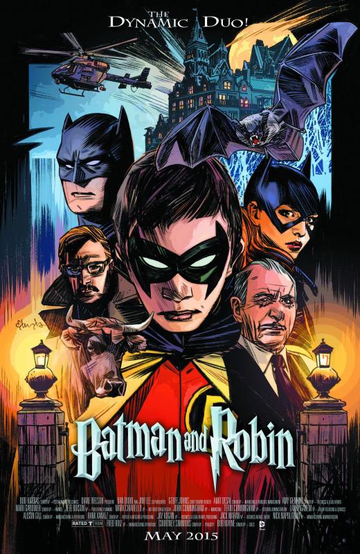 BATMAN AND ROBIN #40 MOVIE POSTER VARIANT ED