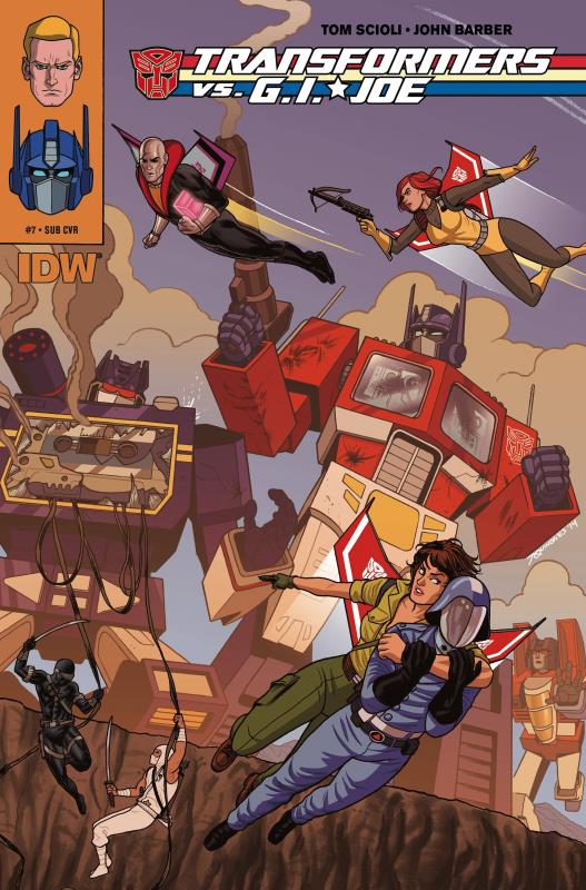 TRANSFORMERS VS GI JOE #7 SUBSCRIPTION VARIANT