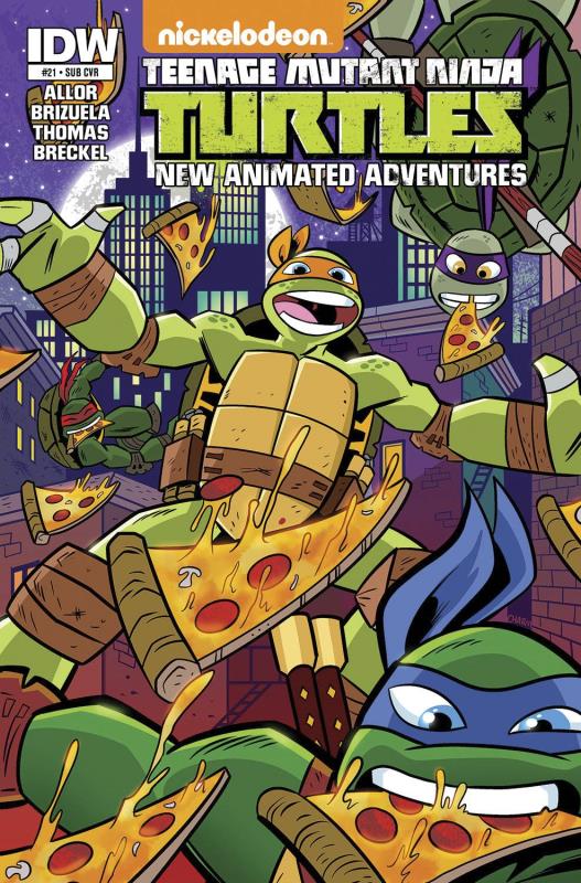 TMNT NEW ANIMATED ADVENTURES #21 SUBSCRIPTION VARIANT