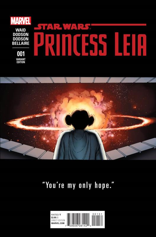 PRINCESS LEIA #1 (OF 5) 1:25 CASSADAY TEASER VARIANT