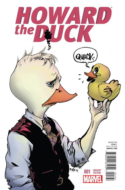 HOWARD THE DUCK #1 1:50 POPE VARIANT