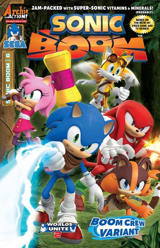 SONIC BOOM #6 BOOM CREW VARIANT CVR