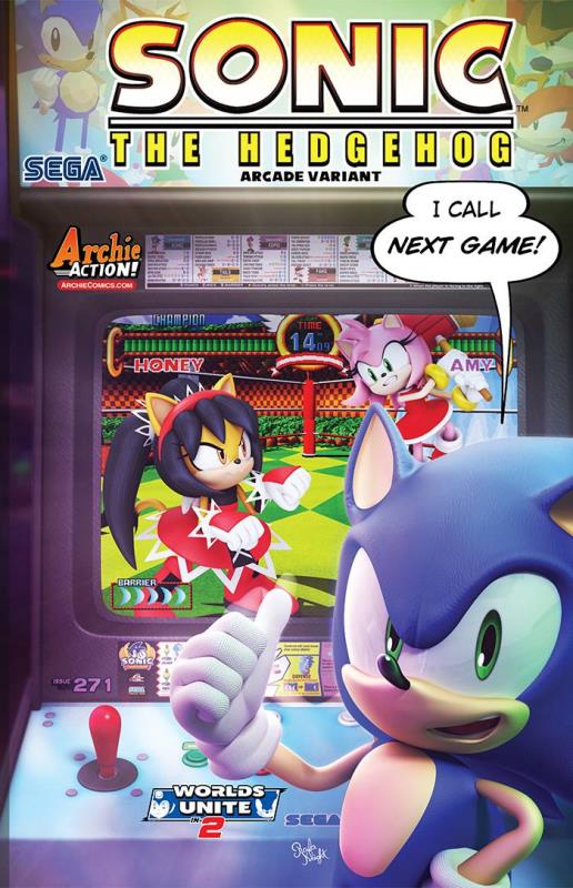 SONIC THE HEDGEHOG #271 ARCADE VARIANTCVR