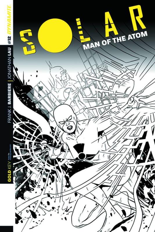 SOLAR MAN OF ATOM #12 1:10 LAMING B&W VARIANT