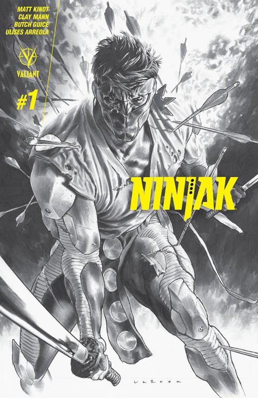 NINJAK #1 CVR H 1:60 B&W LAROSA VARIANT