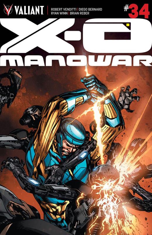 X-O MANOWAR #34 CVR E 1:25 GUICE VARIANT