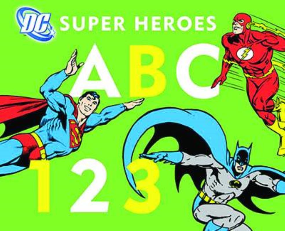 DC SUPER HEROES ABC 123 BOARD BOOK