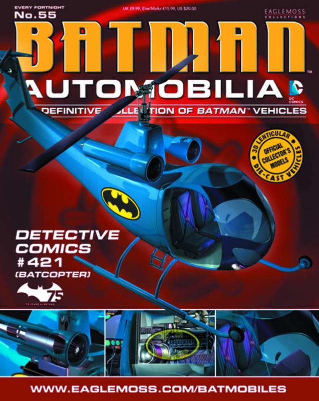 DC BATMAN AUTO FIG MAG #55 DETECTIVE #421 BATCOPTER