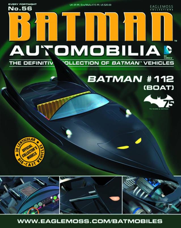 DC BATMAN AUTO FIG MAG #56 BATMAN #112 BOAT