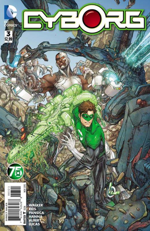 CYBORG #3 GREEN LANTERN 75 VARIANT ED