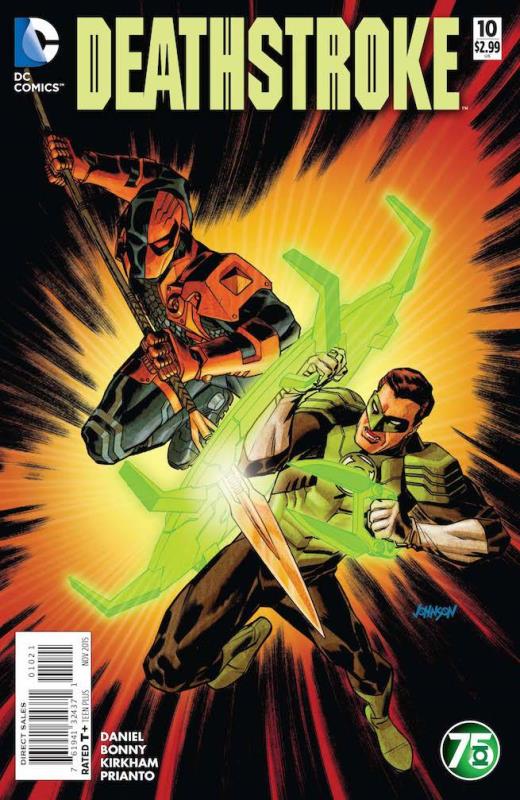 DEATHSTROKE #10 GREEN LANTERN 75 VARIANT ED