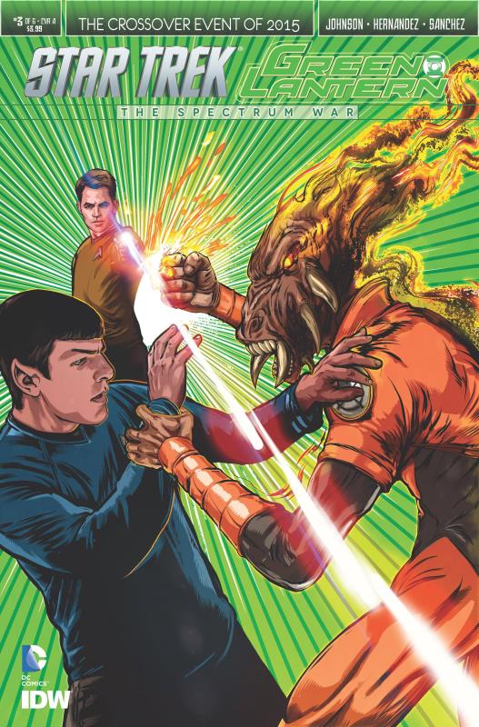 STAR TREK GREEN LANTERN #3 (OF 6) REG SHASTEEN