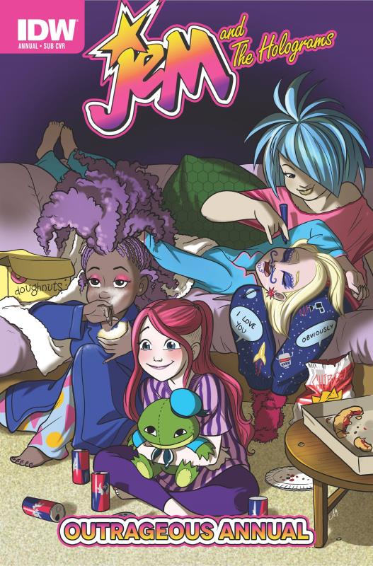 JEM & THE HOLOGRAMS OUTRAGEOUS ANNUAL #1 JEM BABIES SUB