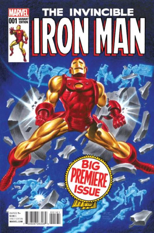 INVINCIBLE IRON MAN #1 1:25 CLASSIC VARIANT