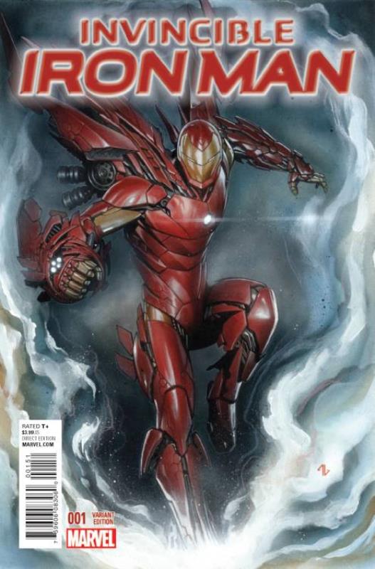 INVINCIBLE IRON MAN #1 B 1:25 VARIANT