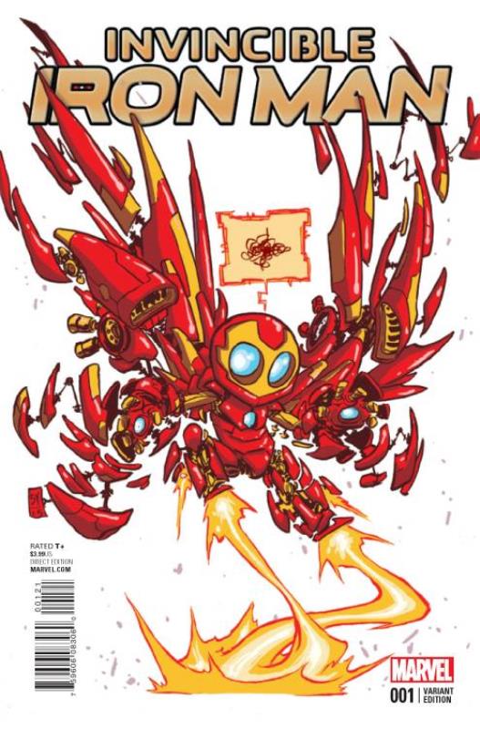 INVINCIBLE IRON MAN #1 YOUNG VARIANT