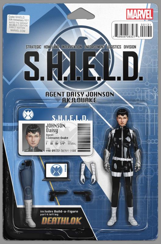 QUAKE SHIELD 50TH ANNIV #1 ACTION FIGURE VARIANT