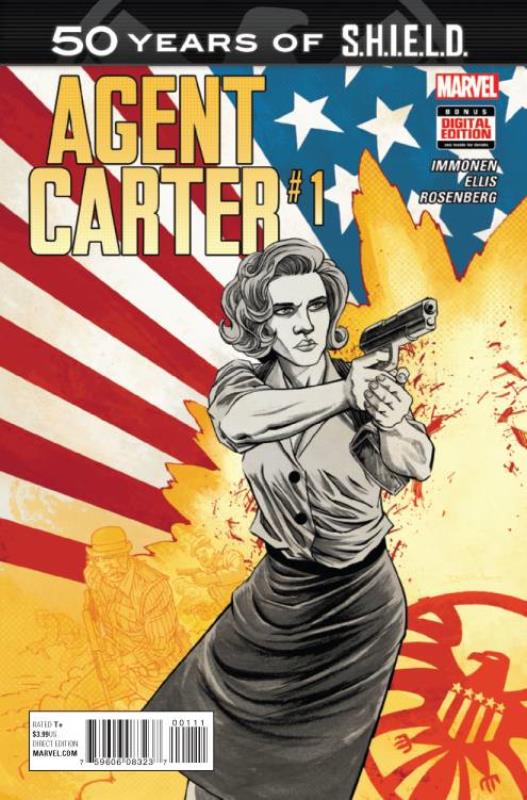 AGENT CARTER SHIELD 50TH ANNIVERSARY #1