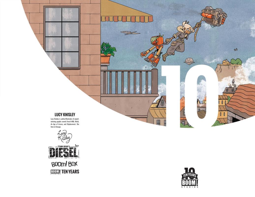 TYSON HESSE DIESEL #1 (OF 4) 1:10 10 YRS KNISLEY VARIANT