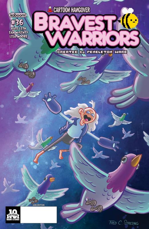 BRAVEST WARRIORS #36 SUBSCRIPTION STRESING VARIANT