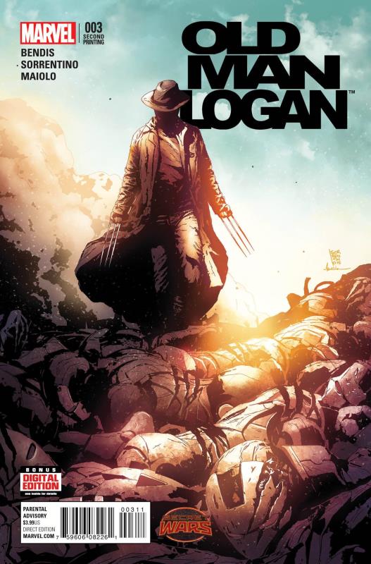 OLD MAN LOGAN #3 SORRENTINO 2ND PTG VARIANT SWA (PP#1195)