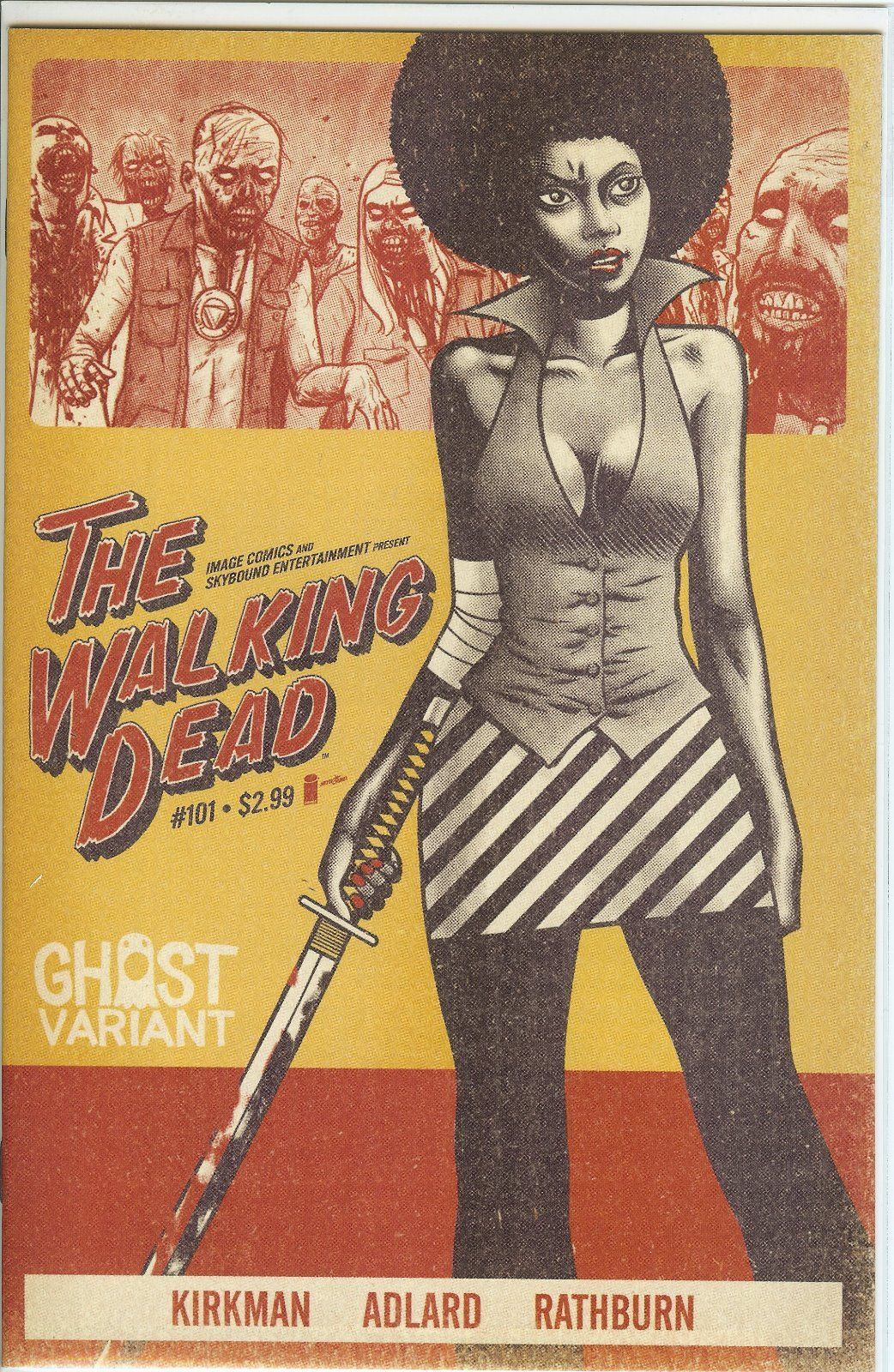 WALKING DEAD #101 GHOST VARIANT (MR)