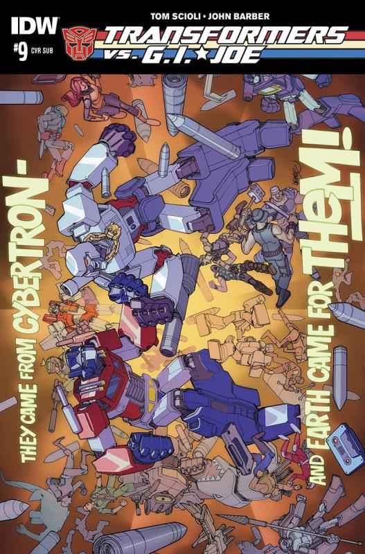 TRANSFORMERS VS GI JOE #9 SUBSCRIPTION VARIANT