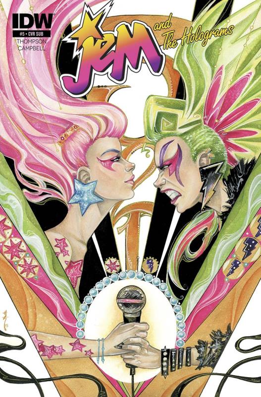 JEM & THE HOLOGRAMS #6 SUBSCRIPTION VARIANT