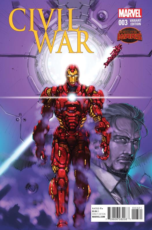 CIVIL WAR #3 MANGA VARIANT