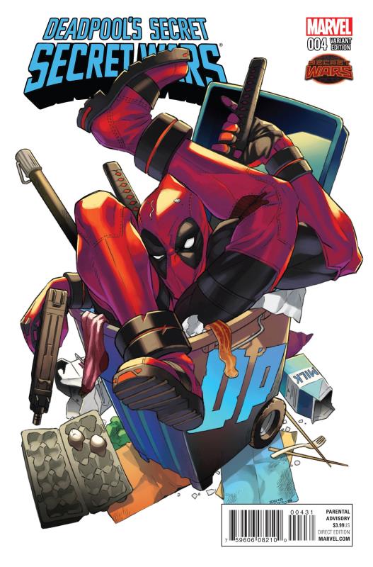 DEADPOOLS SECRET SECRET WARS #4 (OF 4) MANGA VARIANT