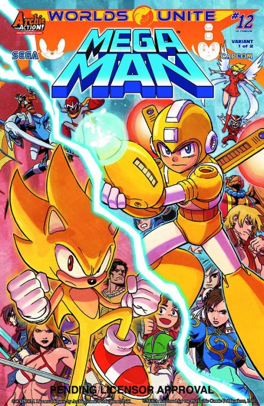 MEGA MAN #52 REILLY BROWN VARIANT CVR