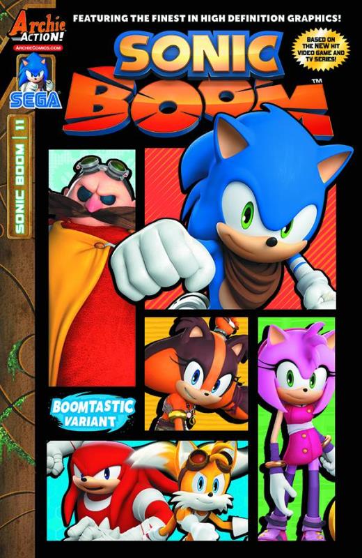 SONIC BOOM #11 SEGA VARIANT CVR