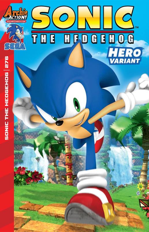 SONIC THE HEDGEHOG #276 SEGA VARIANT CVR