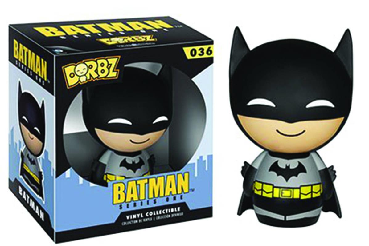 DORBZ BATMAN BLACK SUIT BATMAN VINYL FIG