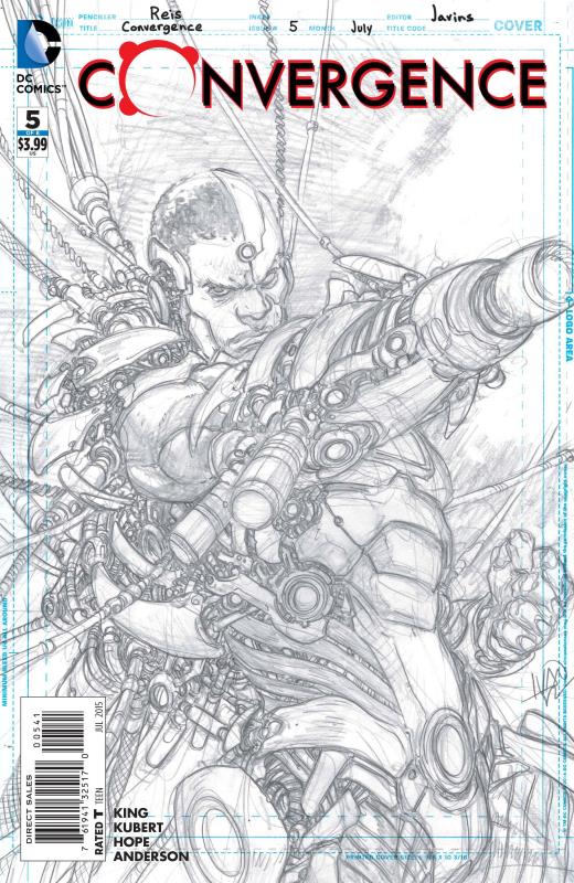 CONVERGENCE #5 (OF 8) 1:100 CYBORG SKETCH VARIANT ED