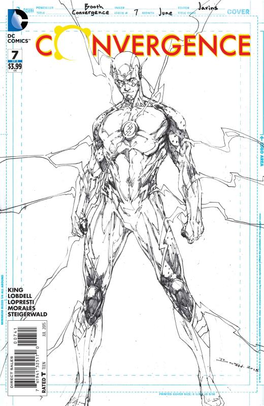 CONVERGENCE #7 (OF 8) 1:100 GREEN ARROW SKETCH VARIANT ED