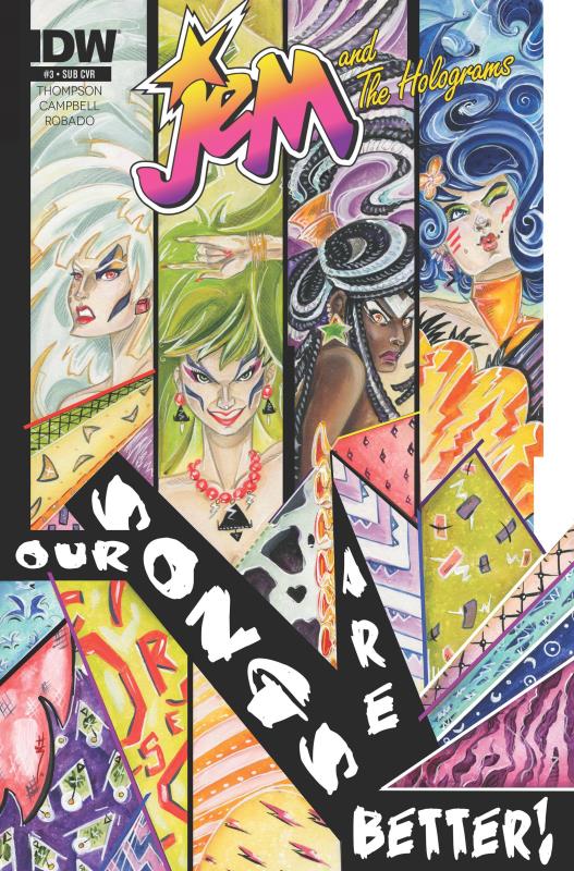 JEM & THE HOLOGRAMS #3 SUBSCRIPTION VARIANT