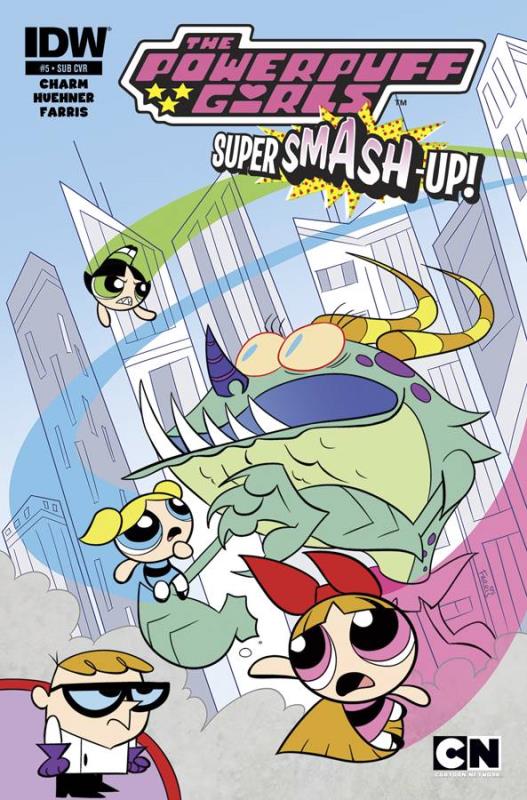 POWERPUFF GIRLS SUPER SMASH-UP #5 (OF 6) SUBSCRIPTION VARIANT