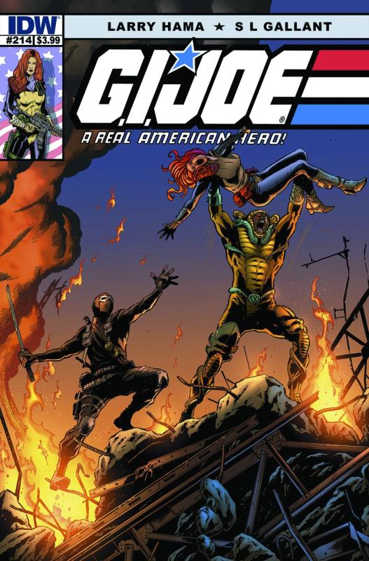 GI JOE A REAL AMERICAN HERO #214 SUBSCRIPTION VARIANT