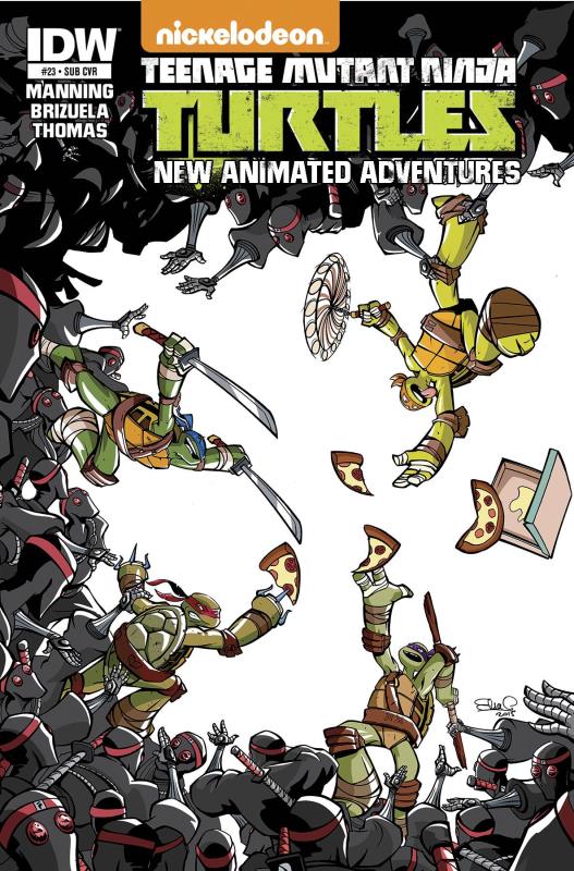 TMNT NEW ANIMATED ADVENTURES #23 SUBSCRIPTION VARIANT