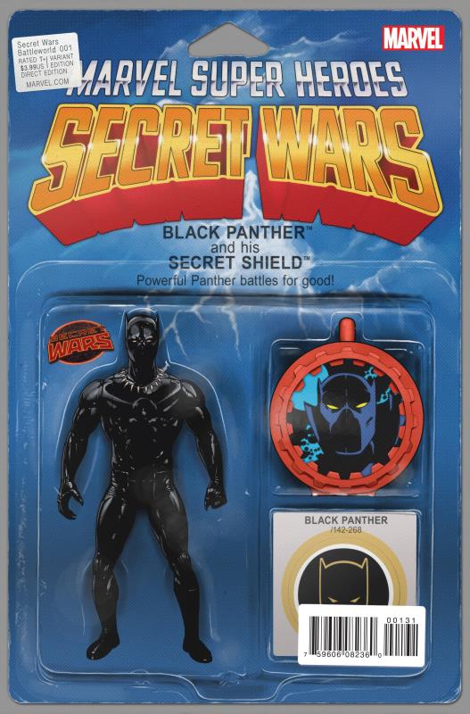 SECRET WARS BATTLEWORLD #1 (OF 4) CHRISTOPHER ACTION FIGURE VARIANT