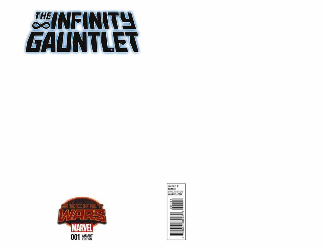 INFINITY GAUNTLET #1 BLANK VARIANT