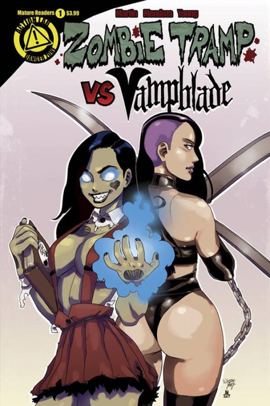 ZOMBIE TRAMP VS VAMPBLADE #1 MAIN CVR (MR)