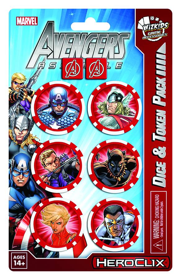 MARVEL HEROCLIX AVENGERS ASSEMBLE DICE & TOKEN CAPTAIN AMERICA