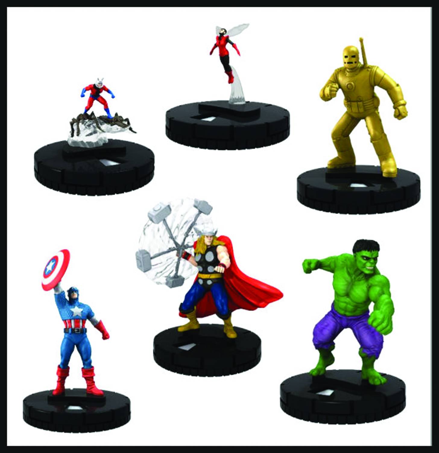 MARVEL HEROCLIX CLASSIC AVENGERS FAST FORCES 6 PK