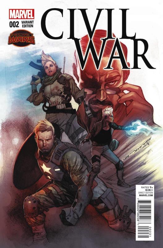 CIVIL WAR #2 1:25 COIPEL VARIANT SWA