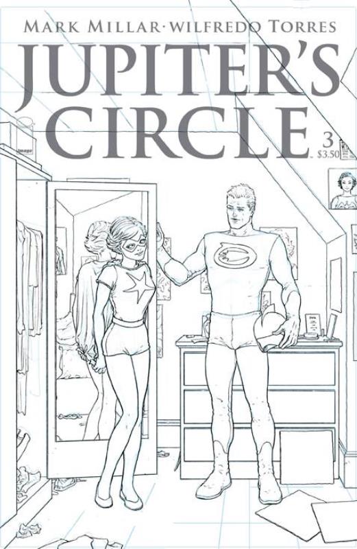 JUPITERS CIRCLE #3 CVR C QUITELY BLACK & WHITE (MR)