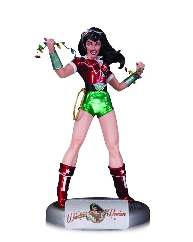 DC COMICS BOMBSHELLS HOLIDAY WONDER WOMAN STATUE