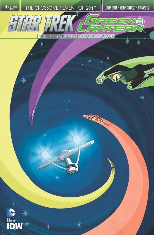 STAR TREK GREEN LANTERN #1 (OF 6) REG CHARRETIER