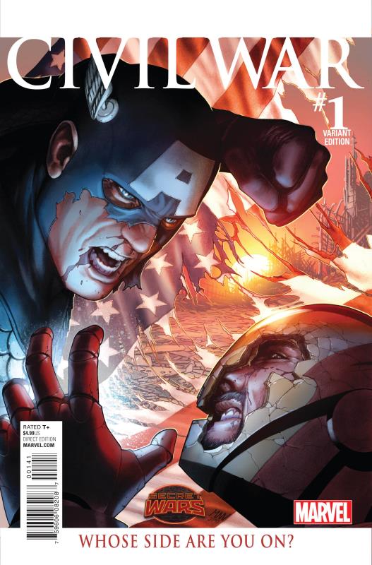 CIVIL WAR #1 1:25 MCNIVEN VARIANT